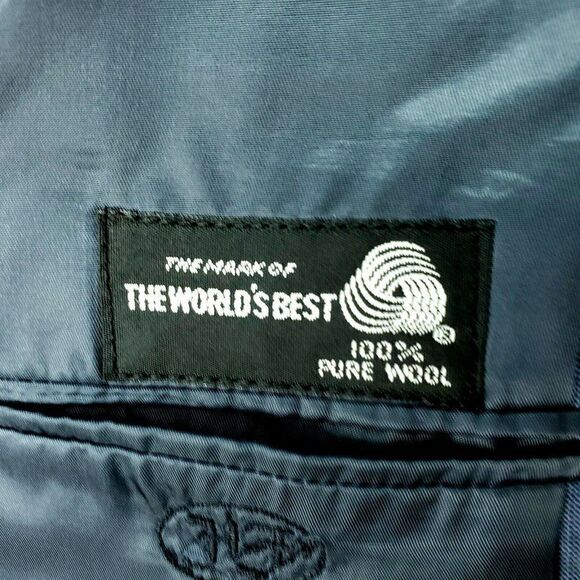 Hickey Freeman Barney's New York Wool 2‎ Button Bla - Picture 10 of 12